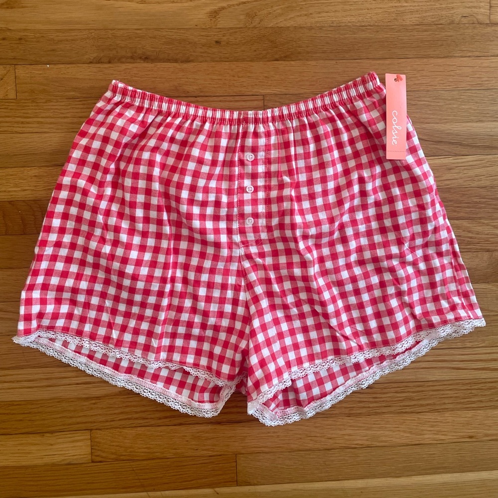 Red Gingham Boxers